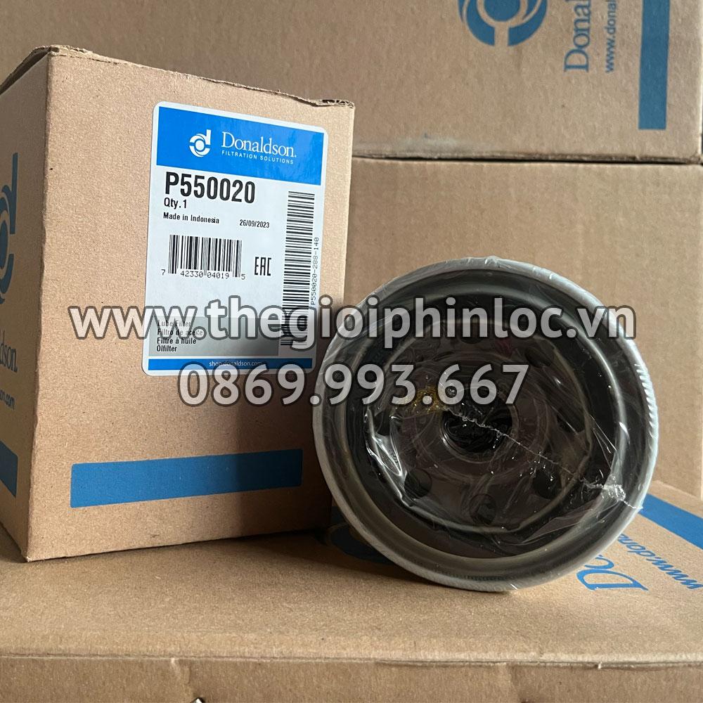 P550020 Donaldson lọc nhớt động cơ