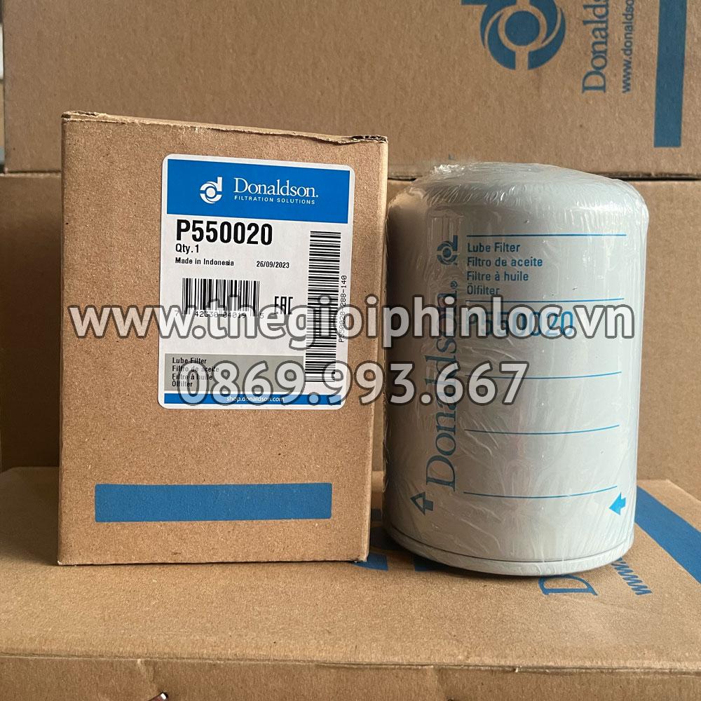 P550020 Donaldson lọc nhớt động cơ