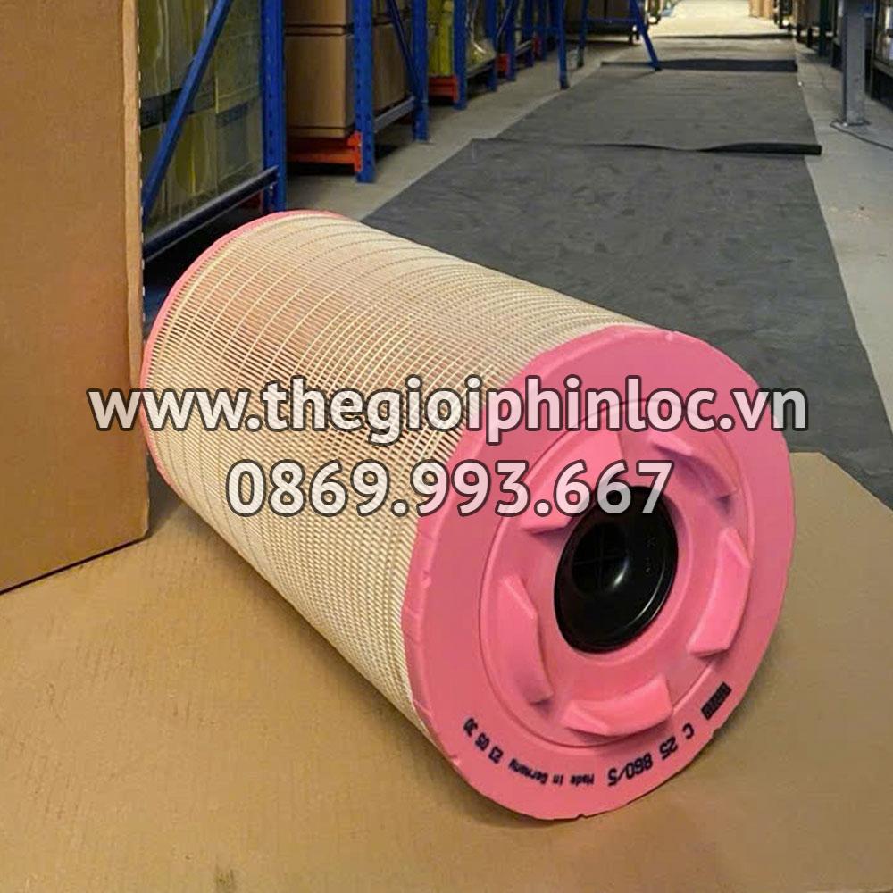 C25860/5 Mann Filter - Lọc gió thô động cơ HITACHI 59004040