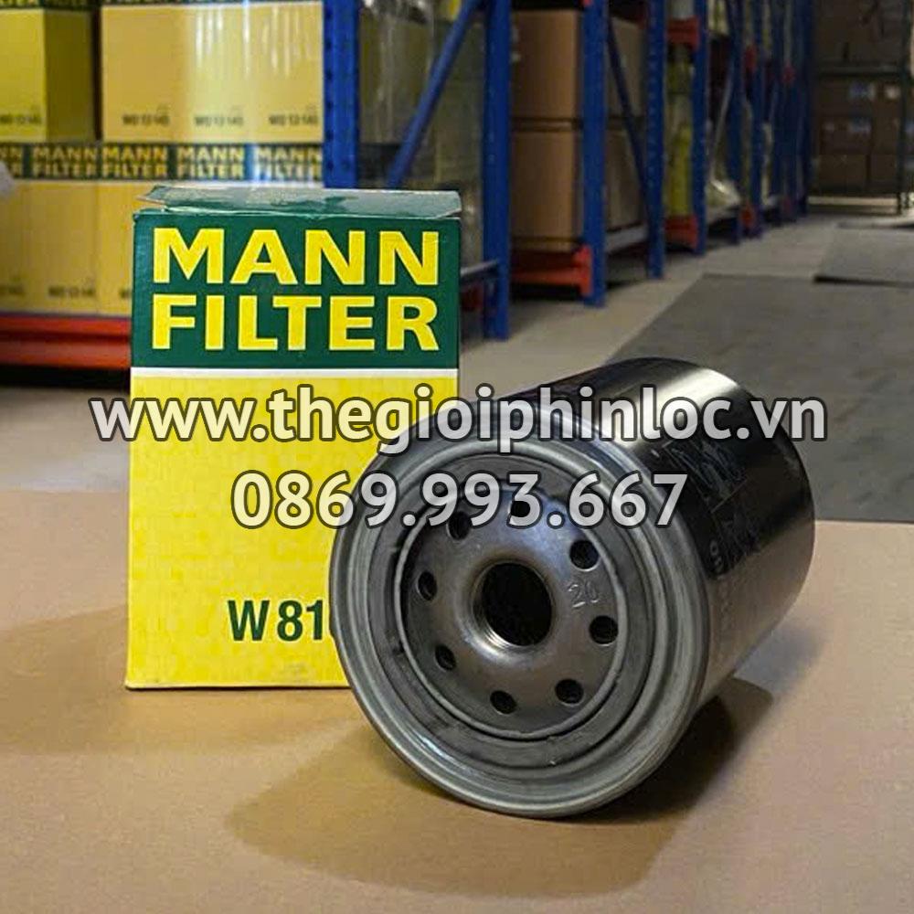 W816/80 Mann Filter - Lọc nhớt động cơ TOYOTA 15601-87305